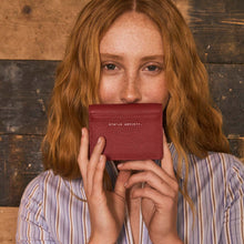 Status Anxiety 'Lumen' Wallet - Rouge