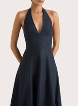 Faithfull The Brand 'Marais Midi Dress' Navy