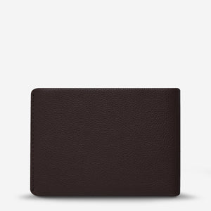 Status Anxiety 'Jonah' Wallet - Chocolate