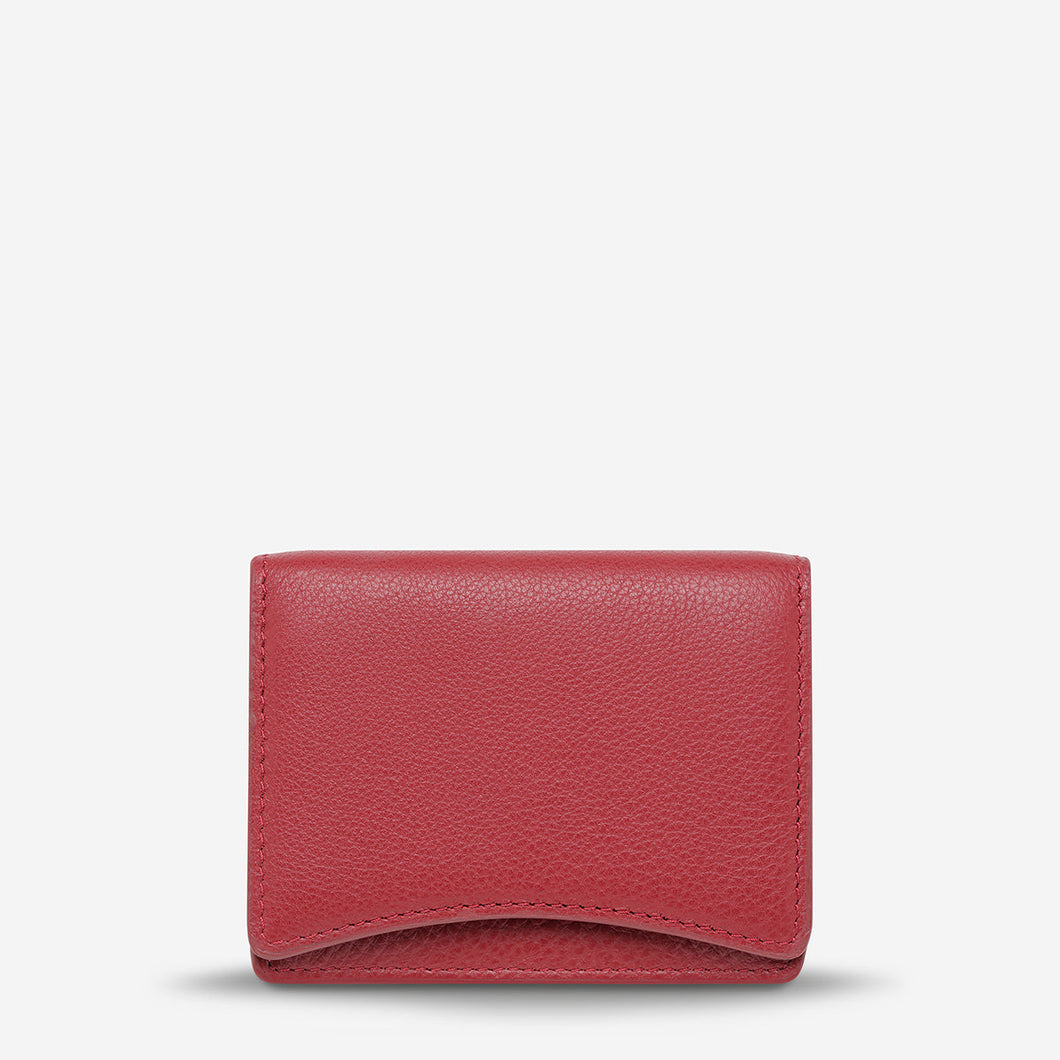 Status Anxiety 'Lumen' Wallet - Rouge