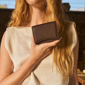 Status Anxiety 'Lumen' Wallet - Cocoa