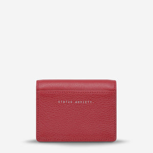 Status Anxiety 'Lumen' Wallet - Rouge