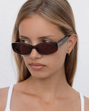 Lu Goldie 'Cali' Sunglasses - Coffee