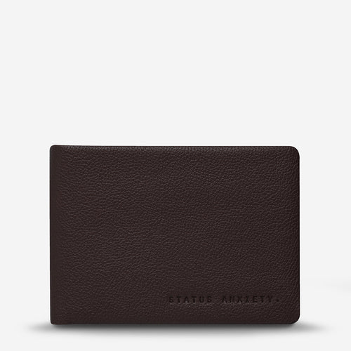 Status Anxiety 'Jonah' Wallet - Chocolate