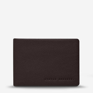 Status Anxiety 'Jonah' Wallet - Chocolate