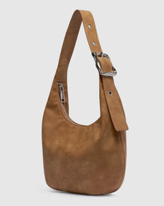 Brie Leon 'Everyday Croissant Bag' - Caramel Nubuck