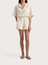 Faithfull The Brand 'Faia Playsuit' - Shadow Stripe Butter