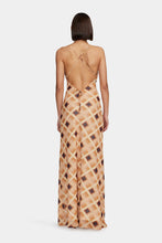 Ownley 'Remy Maxi Dress' - Caramel Check