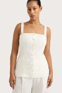 Faithfull - Corbiere Vest - White