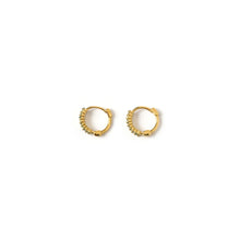 Arms Of Eve 'Khloe Gold Earrings'- Emerald