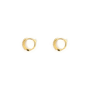 Arms Of Eve 'Khloe Gold Earrings'- Stone