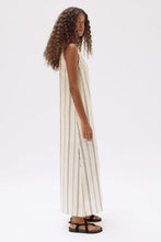 Assembly Label 'Milos Stripe Maxi Dress' - Cream / Black