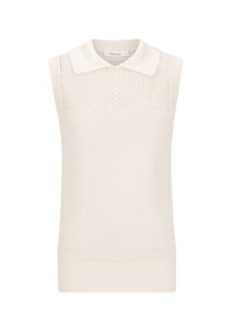 Morrison 'Emme Knit Vest' - Milk