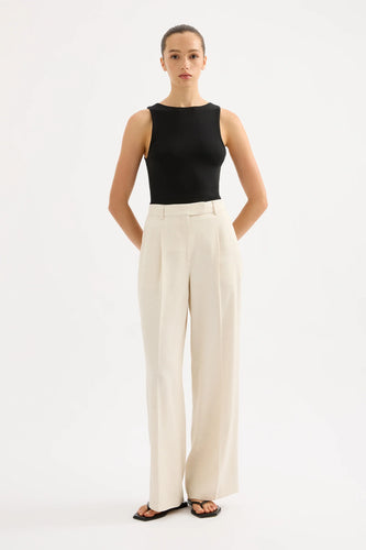 Nude Lucy 'Logan Tailored Pant' - Bone