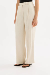 Nude Lucy 'Logan Tailored Pant' - Bone