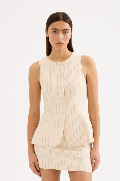 Nude Lucy 'Irving Pinstripe Vest' - Irving Stripe