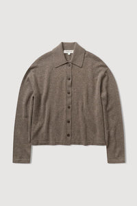 Assembly Label 'Wool Cashmere Knit Cardigan' - Sable