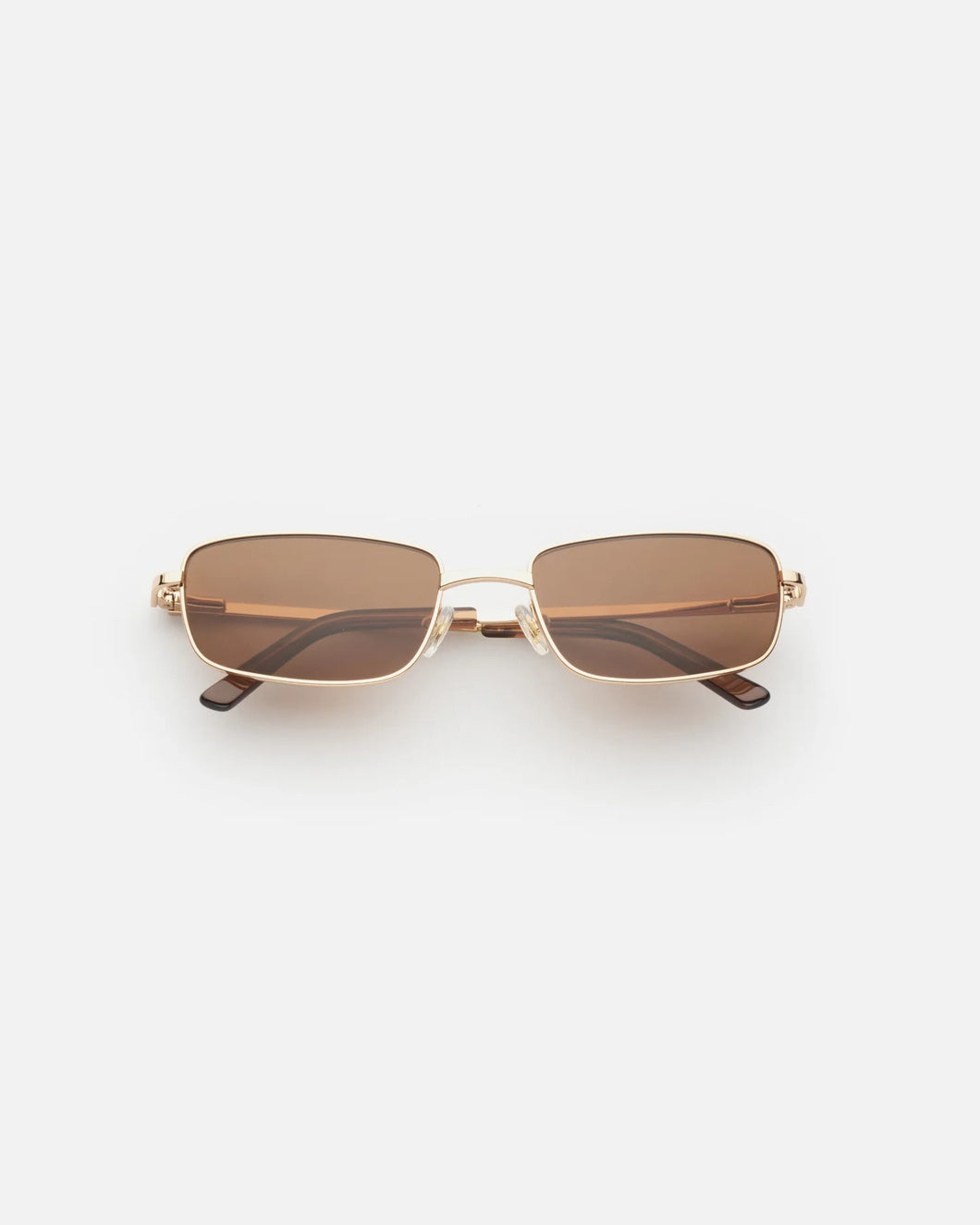 Lu Goldie 'Yuki' Sunglasses - Coffee