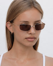 Lu Goldie 'Yuki' Sunglasses - Coffee