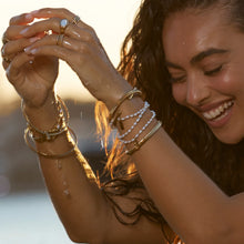 Arms Of Eve 'Amber Pearl and Gold Bracelet'