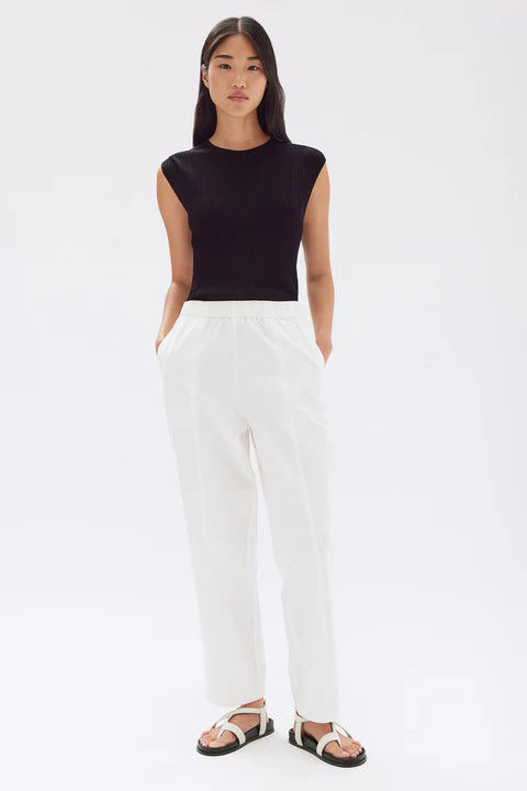 Assembly Label 'Bria Pant' - Antique White