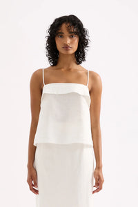 Nude Lucy 'Sadie Linen Cami' - White