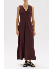 Assembly Label - Thalia V-Neck Maxi Dress - Fig