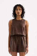 Nude Lucy 'Ingrid Linen Top' - Clove