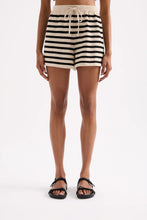 Nude Lucy 'Kayda Knit Short' - Black Stripe