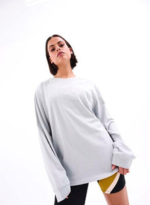 P.E Nation 'Stage Win LS Tee' - High Rise Grey