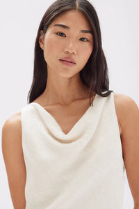 Assembly Label 'Reign Textured Midi Dress' - Cream