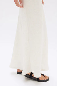 Assembly Label 'Reign Textured Midi Dress' - Cream