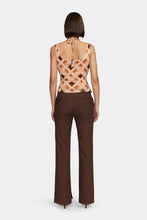 Ownley 'Natalia Top' - Caramel Check