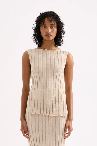 Nude Lucy 'Taiyo Knit Tunic' - Oat